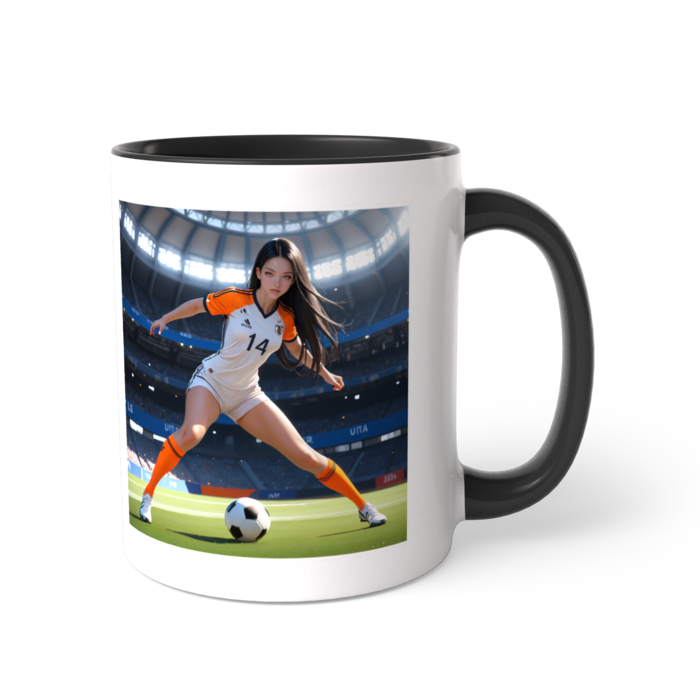 ツートンカラーマグカップ - 直径 8.2cm / 高さ 9.5cm