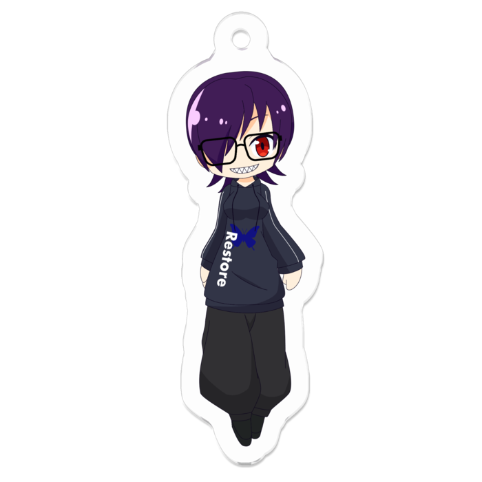 アクリルキーホルダー - 50 x 50 (mm)