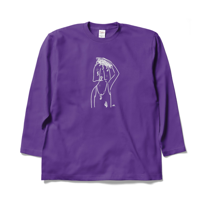 ロングスリーブTシャツ - XL - パープル