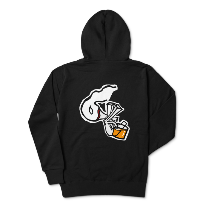 ジップパーカー - L - ブラック