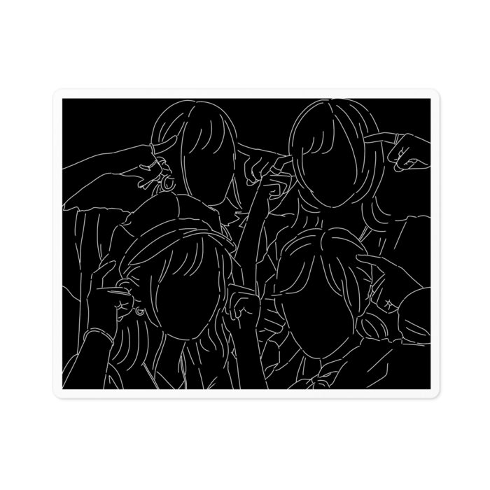 ステッカー - 100 x 100 (mm)