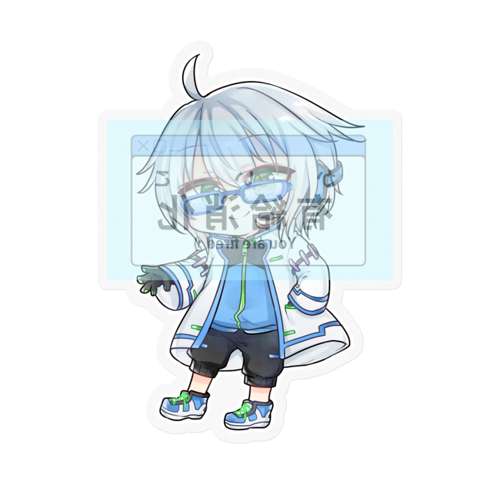 ステッカー - 100 x 100 (mm)