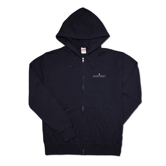 ジップパーカー - L - ネイビー