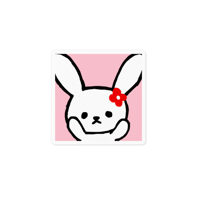 うさぎ スッテカー Suwa3 Booth