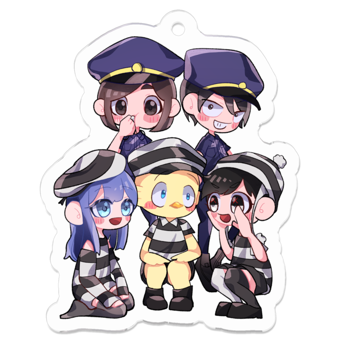 アクリルキーホルダー - 50 x 50 (mm)