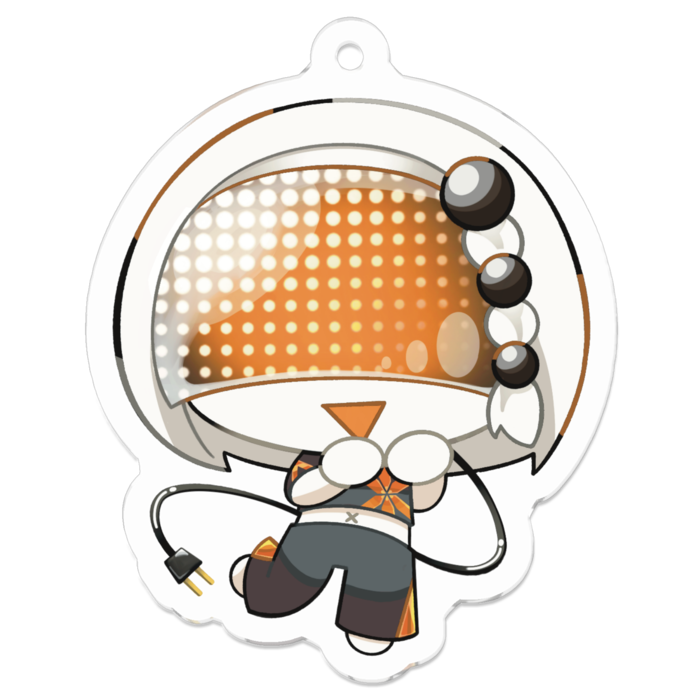 アクリルキーホルダー - 50 x 50 (mm)