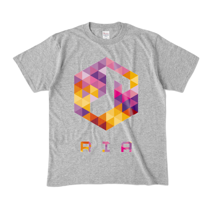 カラーTシャツ - M - 杢グレー (濃色)