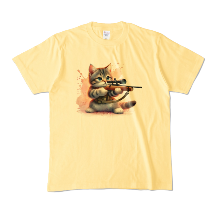 カラーTシャツ - M - ライトイエロー (淡色)