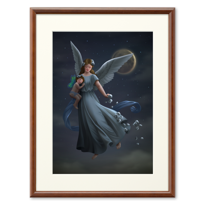 複製画(プリモアート) - A4 額縁・ブラウン