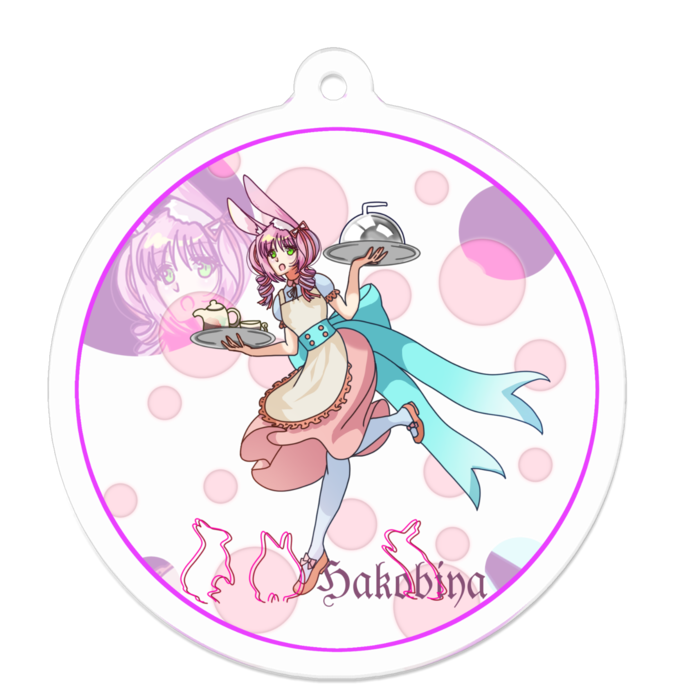 アクリルキーホルダー - 50 x 50 (mm)