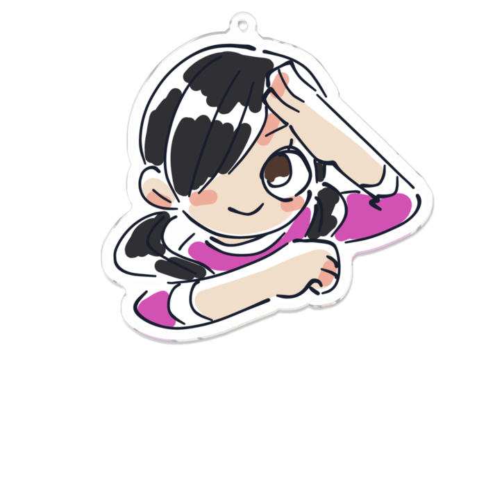 アクリルキーホルダー - 100 x 100 (mm)