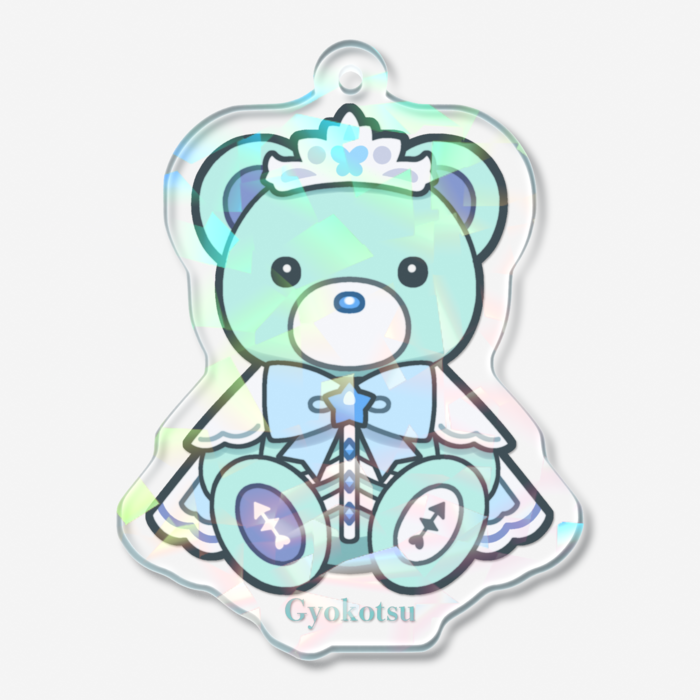 ホログラムアクリルキーホルダー - 50 × 50mm