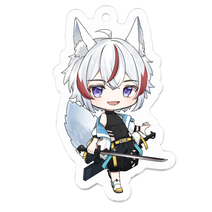 アクリルキーホルダー - 50 x 50 (mm)