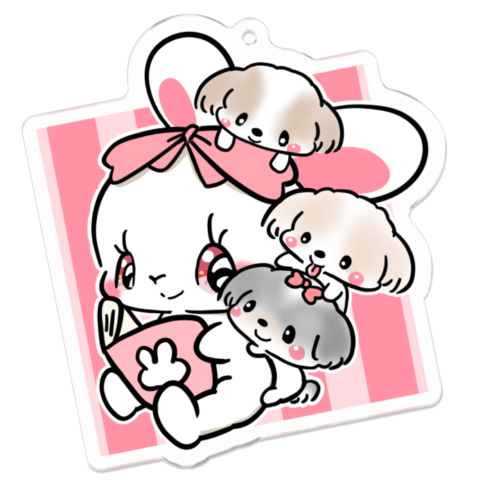 アクリルキーホルダー - 70 x 70 (mm)