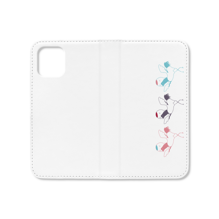 手帳型iPhoneケース（ベルトなし） - iPhone12 mini - ストラップ穴 なし