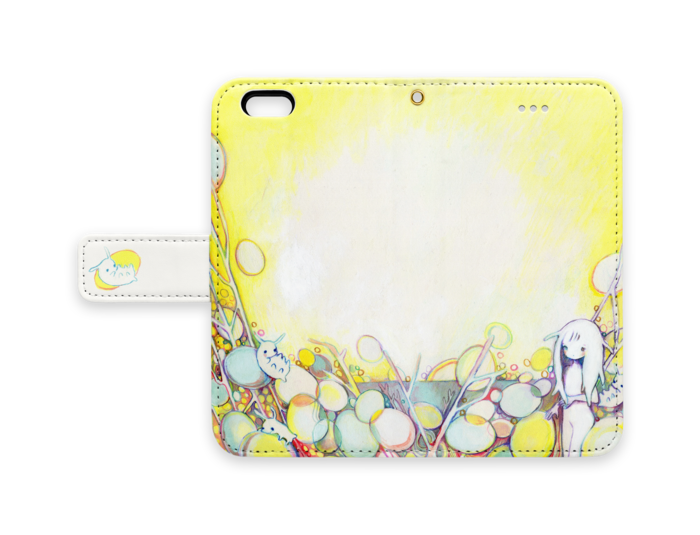 手帳型iPhoneケース - iPhone6 - ストラップ穴 あり
