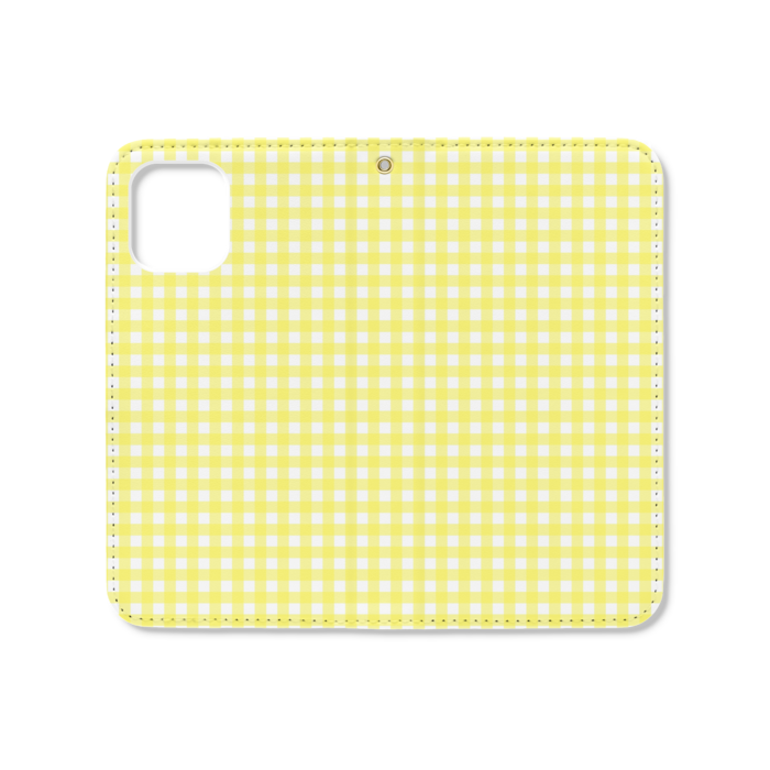 手帳型iPhoneケース(ベルトなし) - iPhone12 mini - ストラップ穴 あり