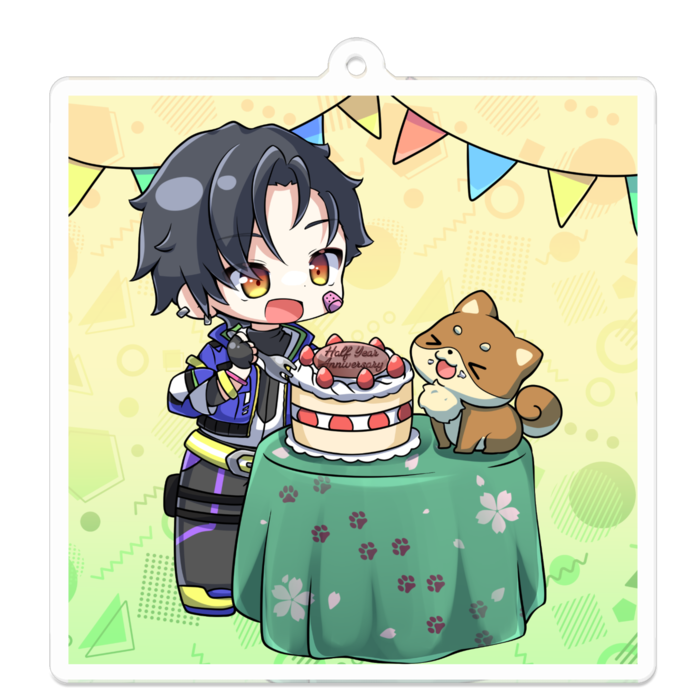 アクリルキーホルダー - 70 x 70 (mm)