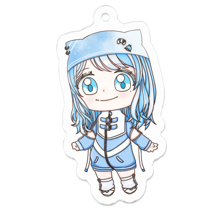 アクリルキーホルダー - 50 x 50 (mm)