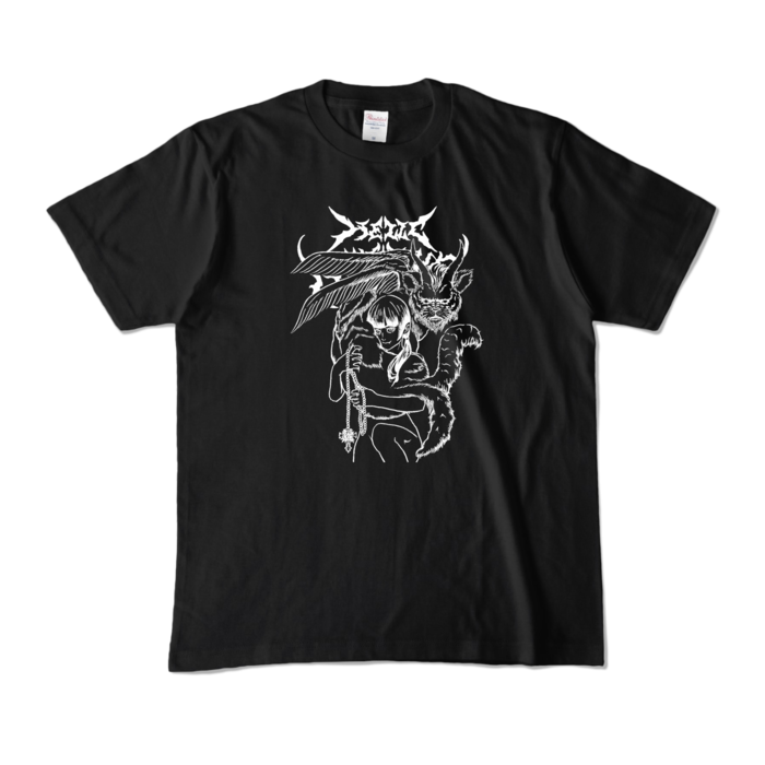 GothMag003カラーTシャツ - M - ブラック (濃色)