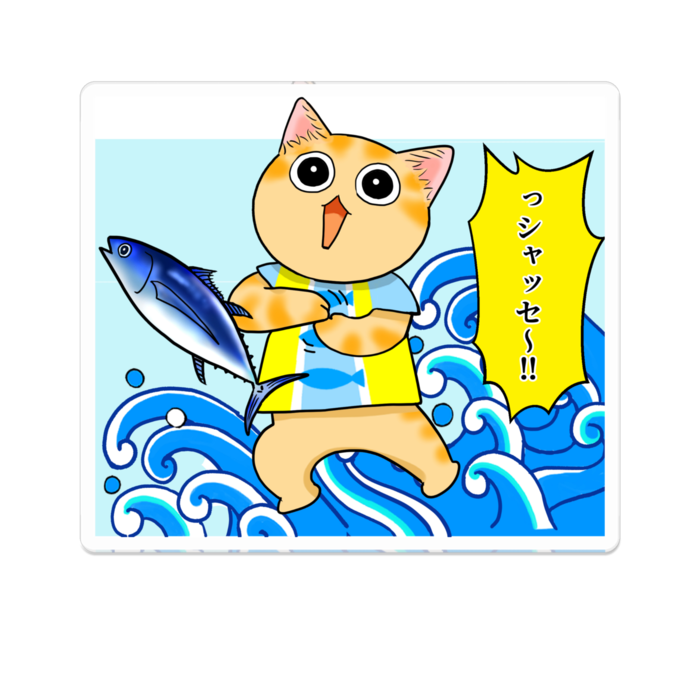 アクリルバッジ - 70 x 70 (mm)