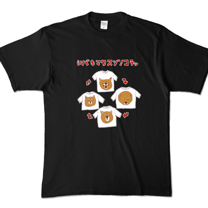 カラーTシャツ - XL - ブラック (濃色)