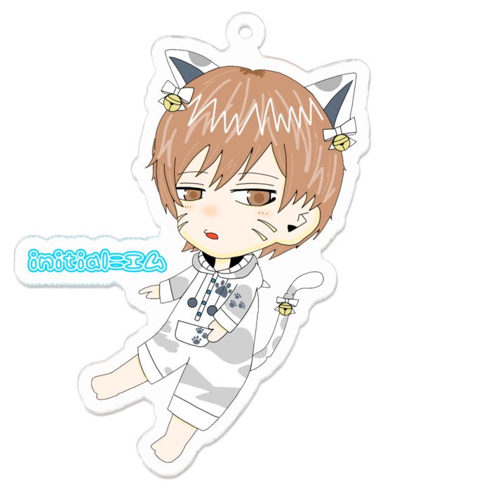 アクリルキーホルダー - 70 x 70 (mm)