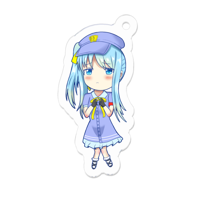 アクリルキーホルダー（コーティング） - 50 x 50 (mm)