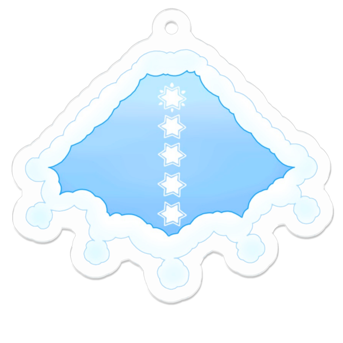 雪花ケープ　 50 x 50 (mm)