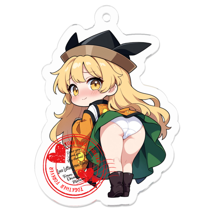 アクリルキーホルダー - 50 x 50 (mm)