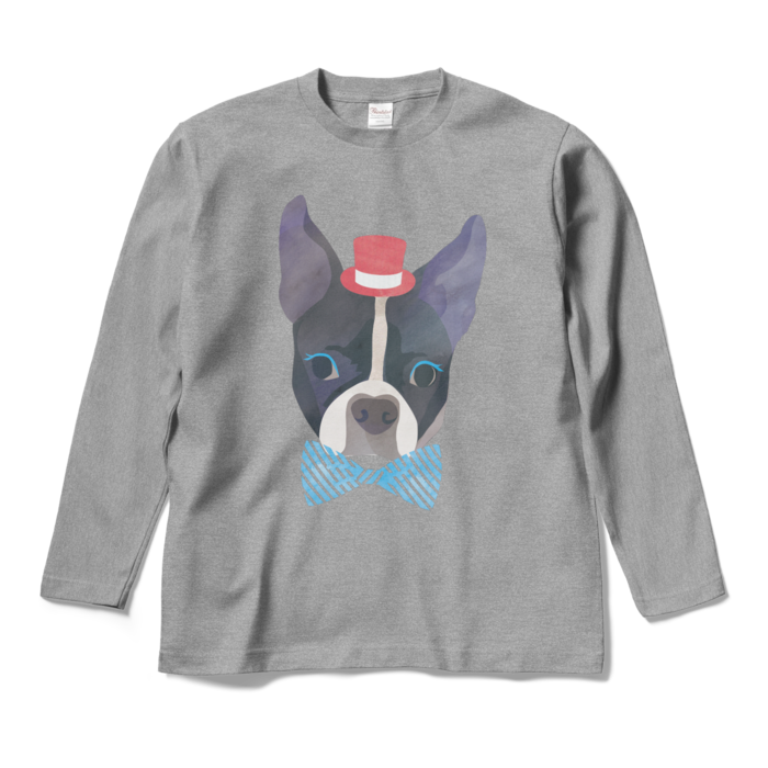 ロングスリーブTシャツ - M - 杢グレー
