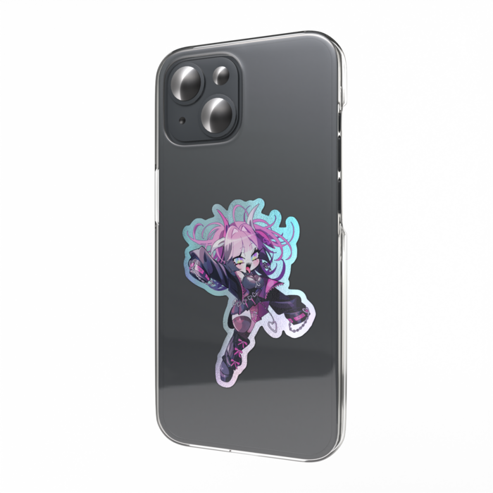 オーロラスマホステッカー - 縦