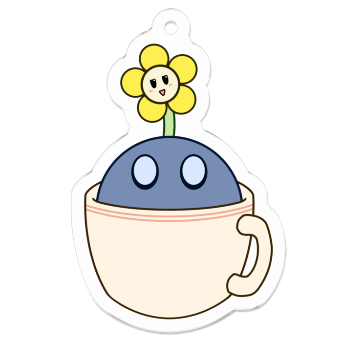 アクリルキーホルダー - 50 x 50 (mm)