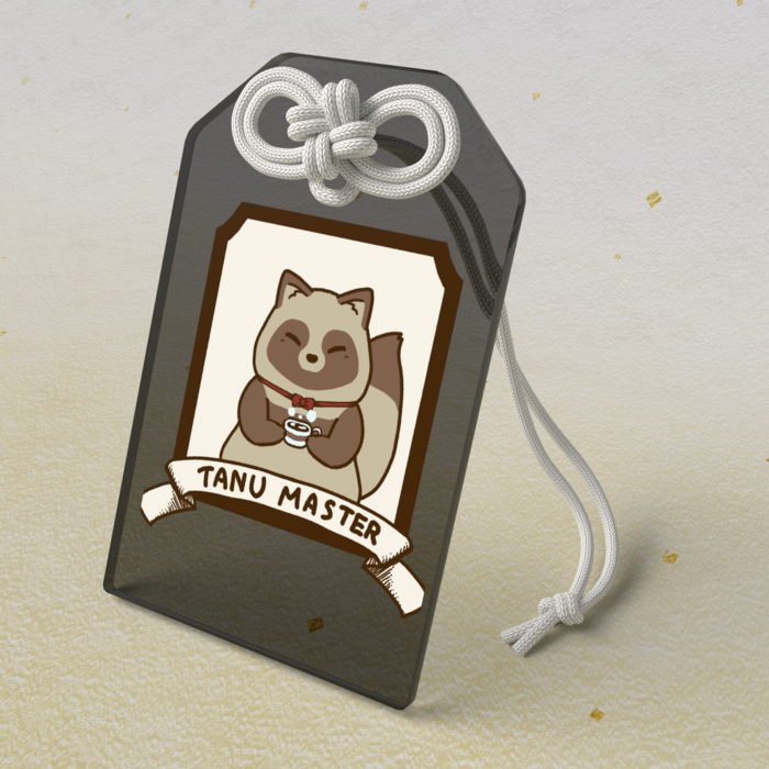 アクリルお守り - 50 × 80mm