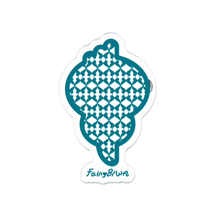 アクリルバッジ - 50 x 50 (mm)