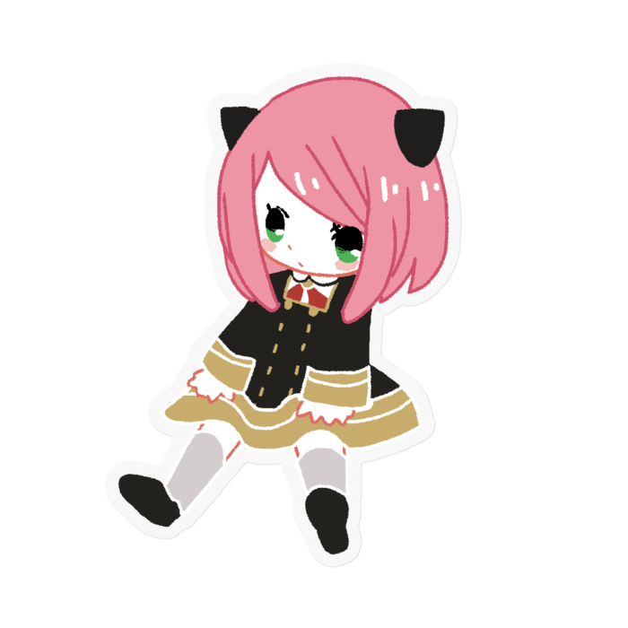 ステッカー - 100 x 100 (mm)(クリア)