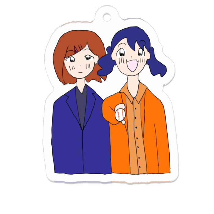 アクリルキーホルダー - 50 x 50 (mm)