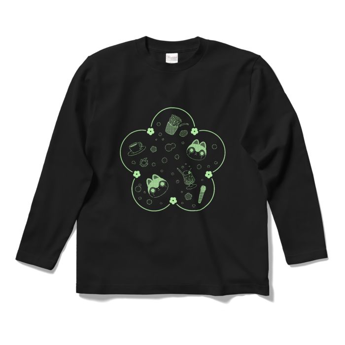 ロングスリーブTシャツ - S - ブラック