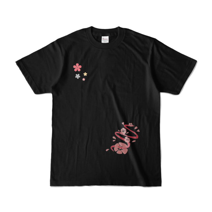 花と桜 - S - ブラック