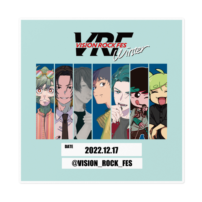 ステッカー - 160 x 160 (mm)