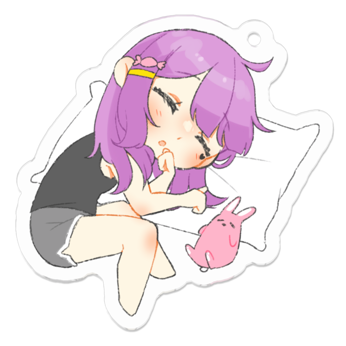 アクリルキーホルダー - 50 x 50 (mm)