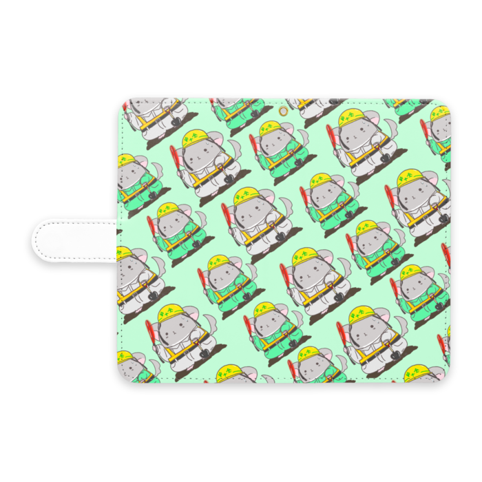 手帳型Androidケース - L - ストラップ穴 あり
