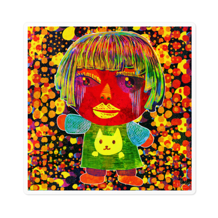 ステッカー - 100 x 100 (mm)