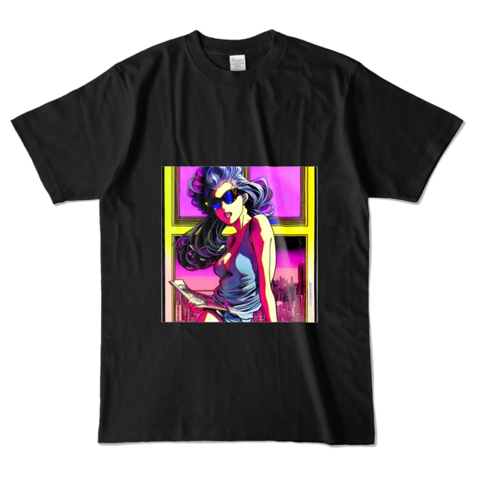 カラーTシャツ - L - ブラック (濃色)
