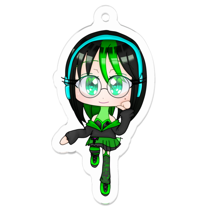 アクリルキーホルダー - 50 x 50 (mm)