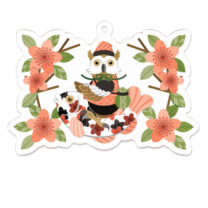 アクリルキーホルダー - 70 x 70 (mm)