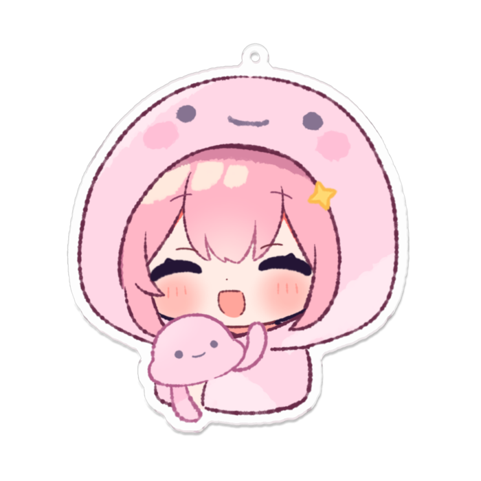 アクリルキーホルダー - 100 x 100 (mm)