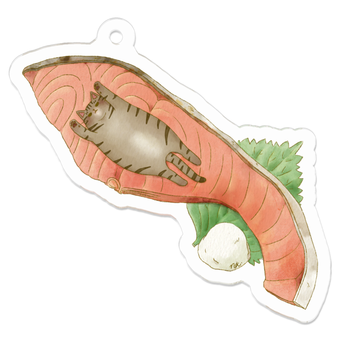 アクリルキーホルダー(コーティング) - 50 x 50 (mm)