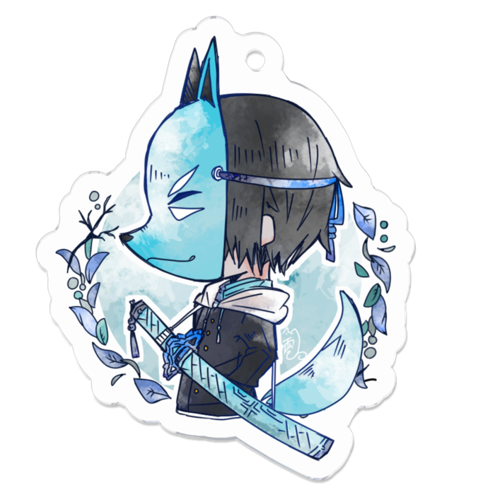 アクリルキーホルダー - 50 x 50 (mm)