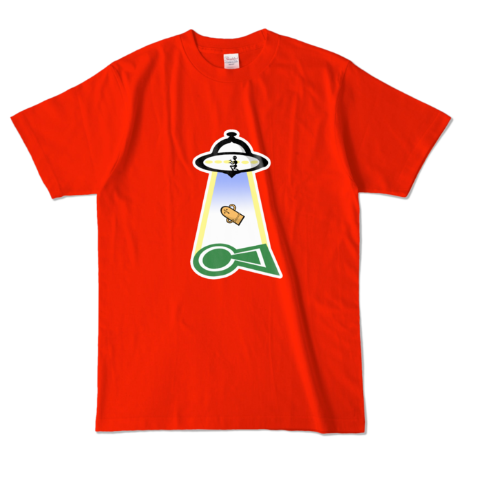 カラーTシャツ - L - レッド (濃色)